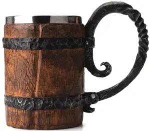 Wood Mug Stainless Steel Cup