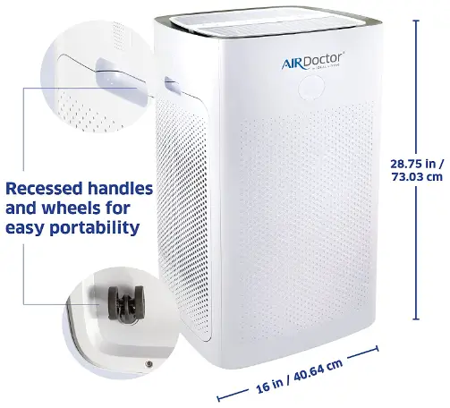 AIRDOCTOR AD5000 4-in-1 Air Purifier for Extra Large Spaces