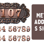 Metal Address Signs