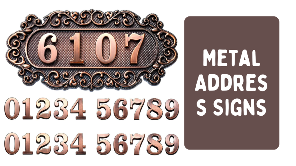 Metal Address Signs