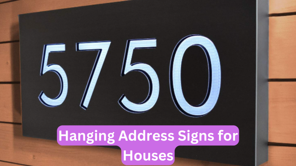 Hanging Address Signs for Houses